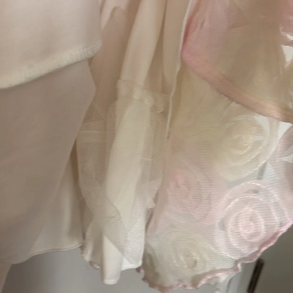 Xtraordinary Pink Floral Party Dress Sz 14 EUC